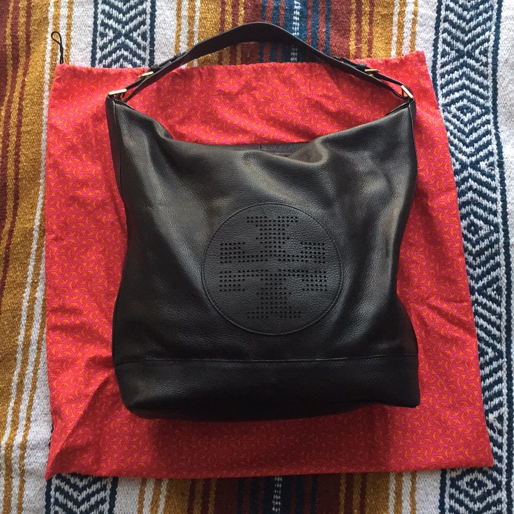 Tory Burch Soft Leather Hobo Bag